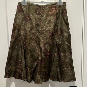 Ralph Lauren silk ruffle skirt